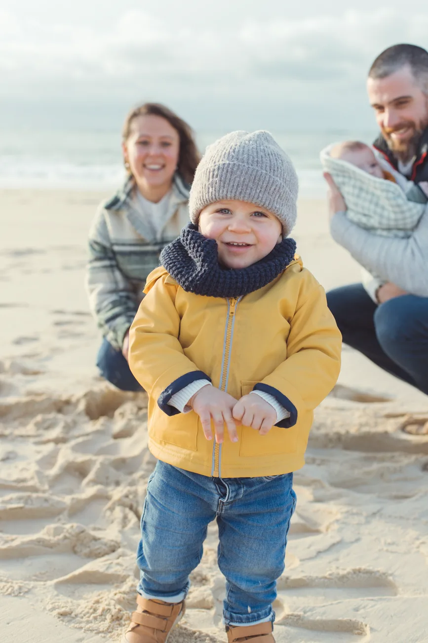 Séance photo enfant à la plage — Amour et Lumière, Bassin d'Arcachon